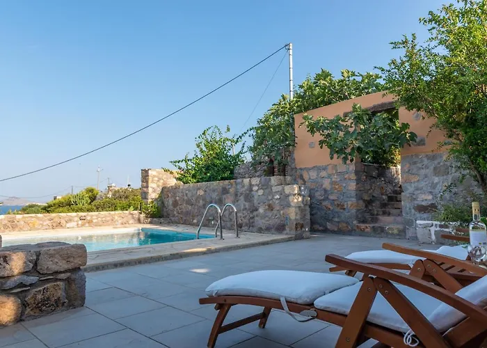 Lägenhet Blue Vista Patmos Pool *