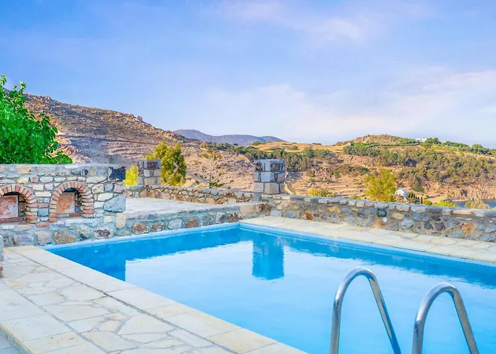 Lägenhet Blue Vista Patmos Pool Skala